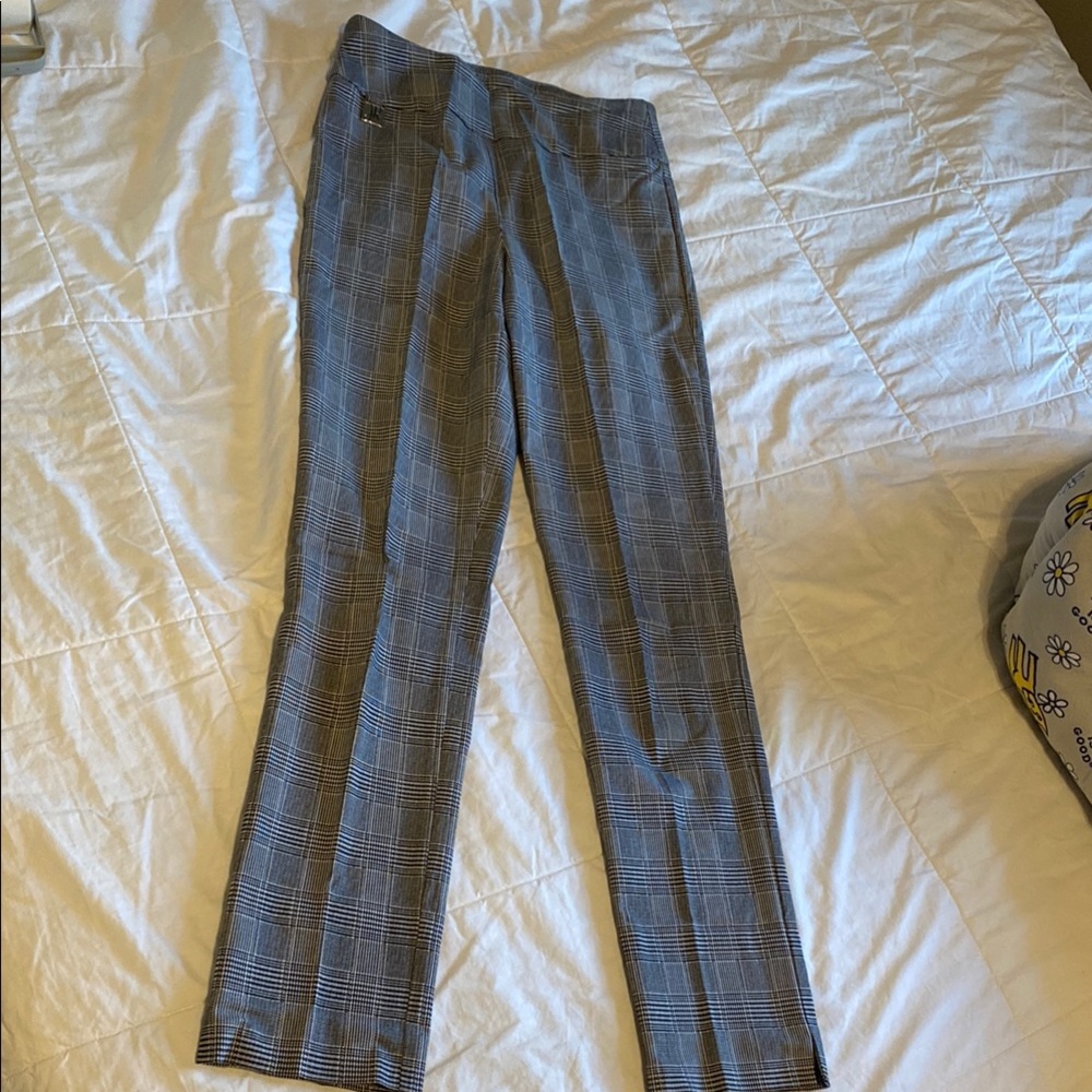 Chic Plaid Trousers